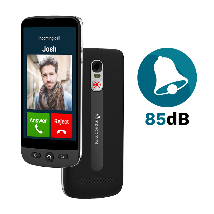 Amplicomms M 510 C 4G Smartphone con pulsera SOS de emergencia para personas  mayores y correa para el cuello - Auriseo