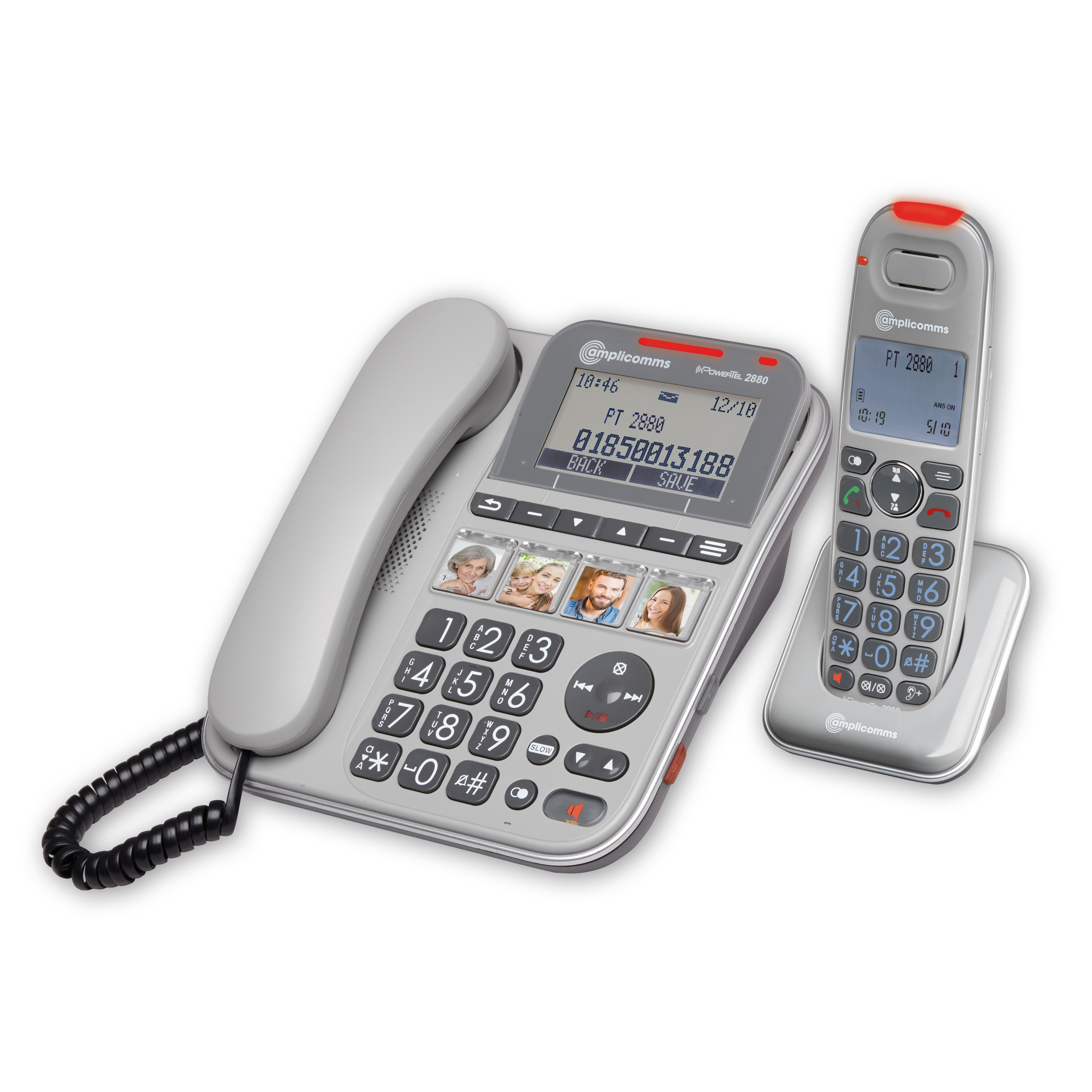 Amplicomms - PowerTel 1780 Cordless amplificato con segreteria